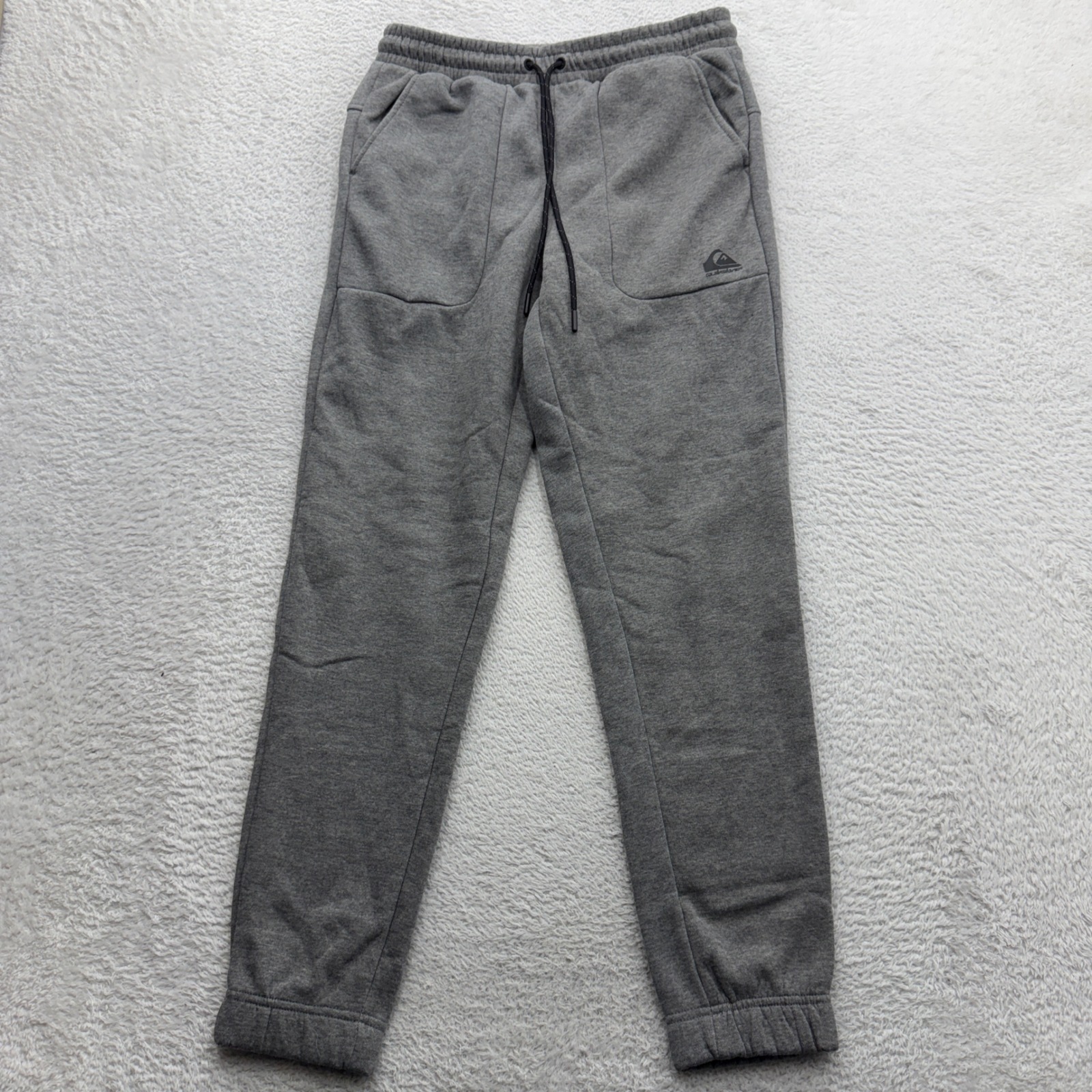 Quiksilver Mens Tempo Jogger Charcoal Grey Fleece Lined Sweatpants S Qa34kb007